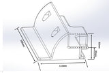 PV Panel Mounts Sides Set of 2 ABS