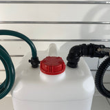 25 Litre Waste Tank With Selected Fittings and Vent Hose