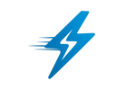 lightning graphic to suggest speedy delivery