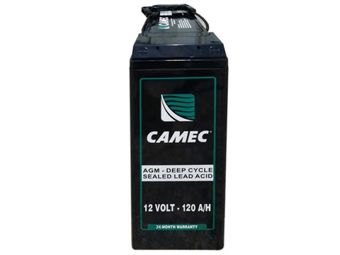 Camec 120 AH AGM Sealed Slim Batteries