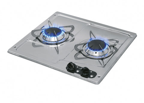 CAN 2 Burner Stainless Steel Marine Hob PC1322
