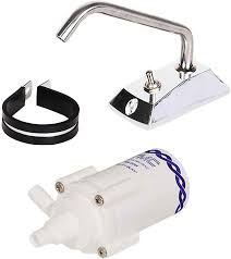 Roos kit 18cm 12v tap Camper Van Copper tap 10mm fitting Toggle Switch pump  kit