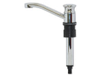 Chrome hand pump tap